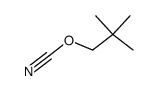 Cyanic acid 2,2-dimethylpropyl ester结构式