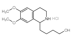 4-(6,7-DIMETHOXY-1,2,3,4-TETRAHYDRO-ISOQUINOLIN-1-YL)-BUTAN-1-OL HYDROCHLORIDE结构式