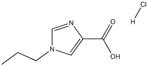 1H-Imidazole-4-carboxylic acid, 1-propyl-, hydrochloride Structure