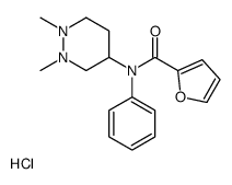 N-(1,2-dimethyldiazinan-4-yl)-N-phenylfuran-2-carboxamide,hydrochloride结构式