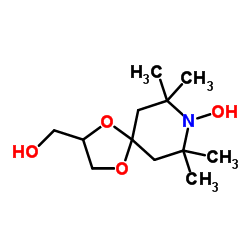 2-(Hydroxymethyl)-7,7,9,9-tetramethyl-1,4-dioxa-8-azaspiro[4.5]decan-8-ol Structure