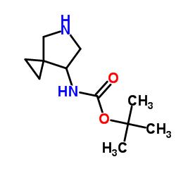 tert-Butyl 5-azaspiro[2.4]hept-7-ylcarbamate Structure