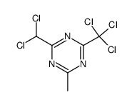 2-dichloromethyl-4-methyl-6-trichloromethyl-[1,3,5]triazine Structure
