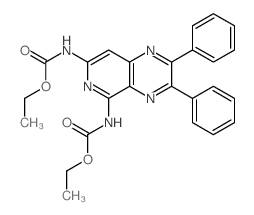Carbamicacid, (2,3-diphenylpyrido[3,4-b]pyrazine-5,7-diyl)bis-, diethyl ester (9CI) picture