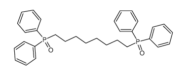 Tetra-P-phenyl-P,P'-octanediyl-bis-phosphine oxide Structure