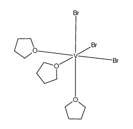 mer-[VIIIBr3(thf)3]结构式