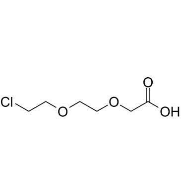 Cl-PEG2-acid结构式