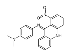 4-N,4-N-dimethyl-1-N-(1-nitroacridin-9-yl)benzene-1,4-diamine Structure