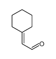 ACETALDEHYDE, 2-CYCLOHEXYLIDENE- Structure