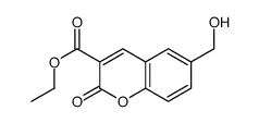 ethyl 6-(hydroxymethyl)-2-oxochromene-3-carboxylate Structure