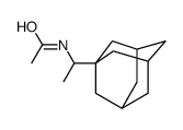 Acetamide, N-(1-tricyclo[3.3.1.13,7]dec-1-ylethyl)- structure