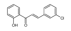3-(3-chlorophenyl)-1-(2-hydroxyphenyl)prop-2-en-1-one结构式