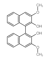 1-(2-hydroxy-3-methoxy-naphthalen-1-yl)-3-methoxy-naphthalen-2-ol结构式