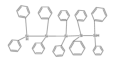 1,5-dihydrodecaphenylpentasilane Structure