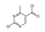 5-Pyrimidinecarbonylchloride,2-chloro-4-methyl-(9CI) structure