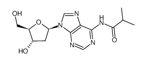 N2-isobutyryl-2'-deoxyguanosine Structure