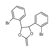 (4S,5S)-4,5-bis(2-bromophenyl)-2-methylidene-1,3-dioxolane结构式