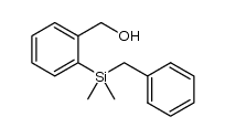 o-(benzyldimethylsilyl)benzyl alcohol Structure