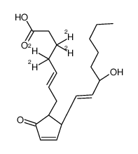 Prostaglandin A2-d4结构式