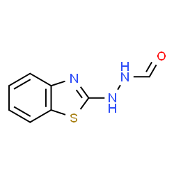 Hydrazinecarboxaldehyde, 2-(2-benzothiazolyl)- (9CI) Structure