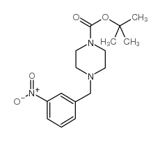 TERT-BUTYL 4-(3-NITROBENZYL)PIPERAZINE-1-CARBOXYLATE structure