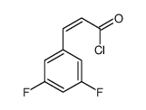 3-(3,5-difluorophenyl)prop-2-enoyl chloride结构式