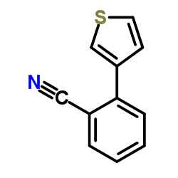 2-THIOPHEN-3-YL-BENZONITRILE结构式