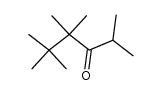 2,4,4,5,5-pentamethyl-hexan-3-one结构式