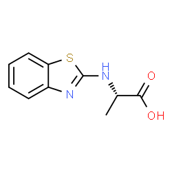 L-Alanine, N-2-benzothiazolyl- (9CI)结构式