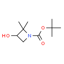 tert-butyl 3-hydroxy-2,2-dimethylazetidine-1-carboxylate Structure