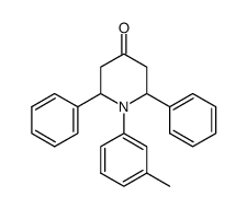 2,6-diphenyl-1-m-tolyl-piperidin-4-one结构式