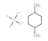 1,4-dimethylpiperazine, tetrafluoroborate salt Structure