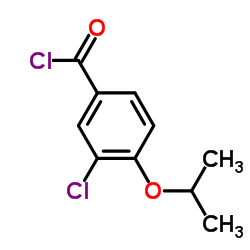 3-Chloro-4-isopropoxybenzoyl chloride结构式