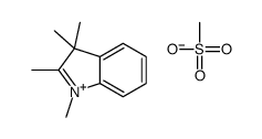 methanesulfonate,1,2,3,3-tetramethylindol-1-ium Structure