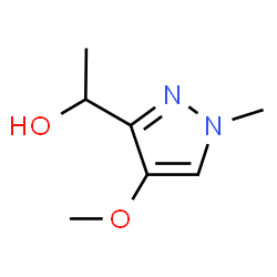 1-(4-Methoxy-1-methyl-1H-pyrazol-3-yl)ethanol Structure