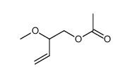 1-acetoxy-2-methoxy-3-butene Structure