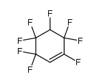 1H,4H-octafluoro-cyclohexene结构式