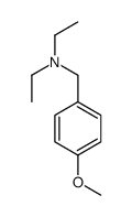 N-ethyl-N-[(4-methoxyphenyl)methyl]ethanamine结构式