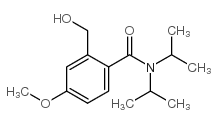 N,N-DIISOPROPYL-2-HYDROXYMETHYL-4-METHOXYBENZAMIDE Structure