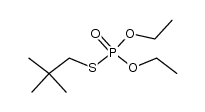 O,O-diethyl-S-neopentyl phosphorothiolate结构式