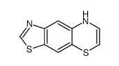 5H-Thiazolo[4,5-g][1,4]benzothiazine(8CI,9CI) structure