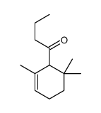 1-(2,6,6-trimethyl-2-cyclohexen-1-yl)butan-1-one Structure