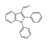 1,2-diphenyl-1h-indole-3-carbaldehyde Structure