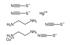 copper,ethane-1,2-diamine,mercury(2+),tetrathiocyanate结构式