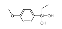 ethyl-dihydroxy-(4-methoxyphenyl)silane Structure