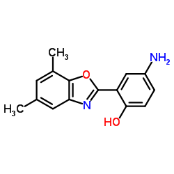 4-AMINO-2-(5,7-DIMETHYL-BENZOOXAZOL-2-YL)-PHENOL structure