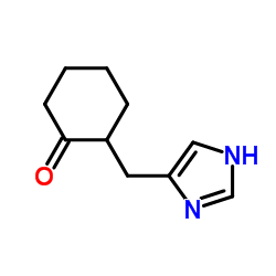 Cyclohexanone,2-(1H-imidazol-4-ylmethyl)- (9CI) Structure