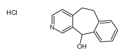 6,11-dihydro-5H-benzo[1,2]cyclohepta[3,4-a]pyridin-11-ol,hydrochloride Structure