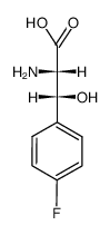 4-Fluoro-β-hydroxy-phenylalanine Structure