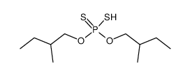O,O'-bis(2-methylbutyl)dithiophosphate Structure